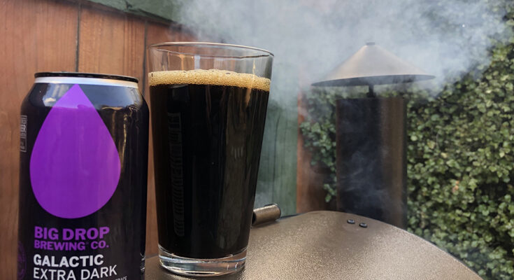 big drop brewing galactic stout nearbeer review