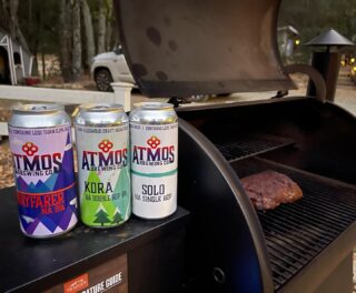 #SoberOctober, Day 26: Time for a tallboy ‘round the @Traeger with a trio of damn good NAs from @atmosbrewco.

My fav is the Kora Double Hop IPA, of course. 

What’s your fav NA tallboy? 

Share below 👇 👇 👇 

#nacraftbeer #nonalcoholic #nearbeer #nonbooze #nonalcoholicdrink #nonalcoholicbeer #nonalcoholiccocktail #nonalcoholicwine #nonalcoholicdrinks #nadrinks #nabeer #nonbooze #noalcohol #noalcoholneeded #nonalcoholicdrink #soberlife #soberliving #soberaf #sobercurious #nawine #craftnabeer